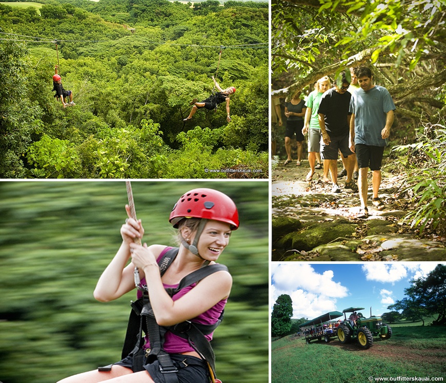 Kipu Falls Zipline Safari